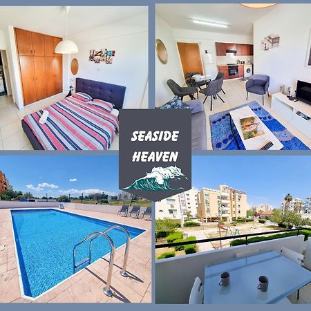 Seaside Heaven Apartment With Pool Larnaca Eksteriør billede